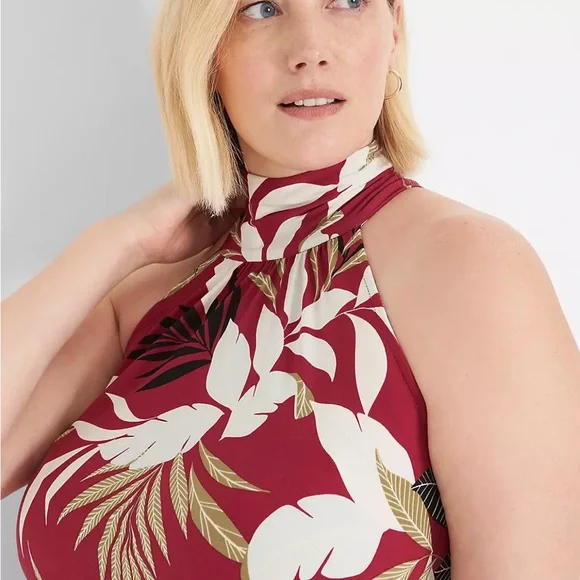 Halter Tie-Neck Maxi Dress - Picture 2 of 3